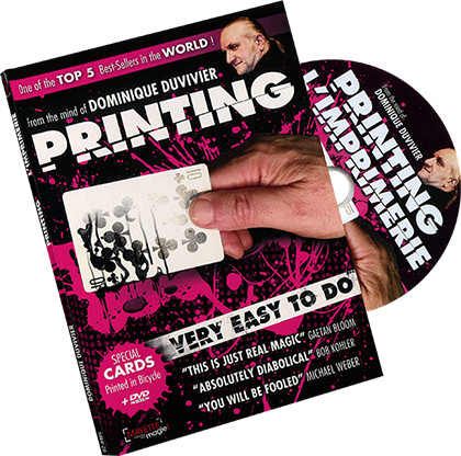 Printing 2.0 with New Ending (DVD and Gimmicks) by Dominique Duvivier - DVD - Got Magic?