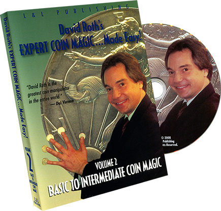 David Roth Basic-Intermediate Coin Magic - DVD - Got Magic?
