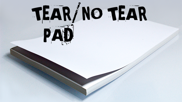 No Tear Pad (XL, 8.5 X 11, Tear/No Tear Alternating/ 50) by Alan Wong - Trick - Got Magic?