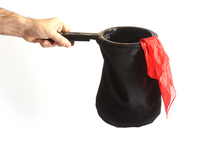 Change Bag Velvet REPEAT WITH ZIPPER (All Black) by Bazar de Magia - Tricks - Got Magic?