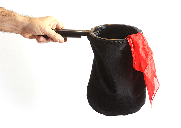 Change Bag Velvet REPEAT WITH ZIPPER (All Black) by Bazar de Magia - Tricks - Got Magic?