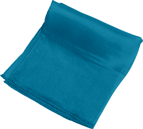 Silk 9 inch (Turquoise) Magic by Gosh - Trick - Got Magic?