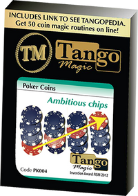 Ambitious Chip (PK004) (Gimmick and Online Instructions) by Tango Magic - Trick - Got Magic?