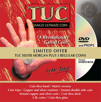 Limited Special Silver TUC Morgan plus 3 Matching Coins (LOF01) by Tango - Trick - Got Magic?