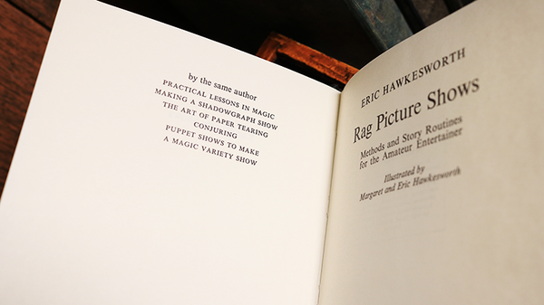 Rag Picture Shows (Limited/Out of Print) by Eric Hawkesworth - Book - Got Magic?