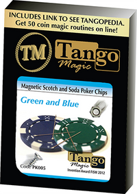 Magnetic Scotch and Soda Poker Chips by Tango PK005 - Trick - Got Magic?