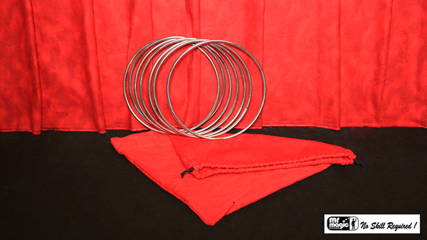 8" Linking Rings SS (7 Rings) by Mr. Magic - Trick - Got Magic?