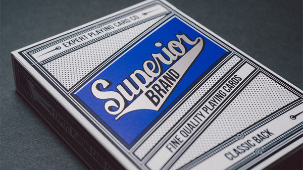 Superior (Blue) Playing Cards by Expert Playing Card Co - Got Magic?