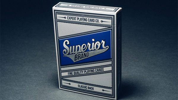 Superior (Blue) Playing Cards by Expert Playing Card Co - Got Magic?