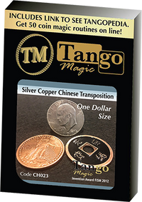 Dollar Size Silver Copper Chinese Transposition (CH023) by Tango Magic - Got Magic?