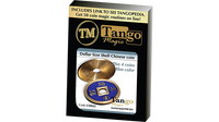 Dollar Size Shell Chinese Coin (Blue) by Tango Magic (CH025) - Got Magic?