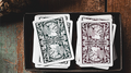 Antler Playing Cards (Maroon) by Dan and Dave