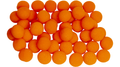 1 inch Super Soft Sponge Ball (Orange) Bag of 50 from Magic By Gosh