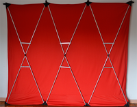 Lightweight Stage Curtain (Red) by Nahuel Oliveria - Trick - Got Magic?