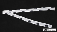 Thumb Tip Streamer Polka Dot (Black on White) by Mr. Magic - Trick - Got Magic?