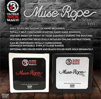 Muse Rope (Black) by Sean Yen - Trick - Got Magic?