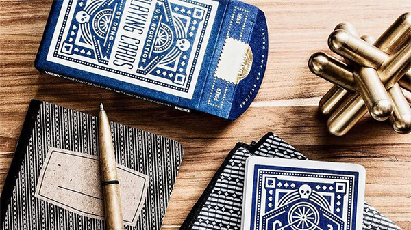 Blue Wheel Playing Cards by Art of Play - Got Magic?