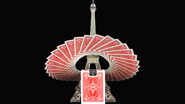 Bicycle Paris Back Limited Edition Red Playing Cards by JOKARTE - Got Magic?