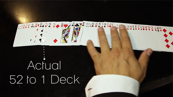 The 52 to 1 Deck Blue (Gimmicks and Online Instructions) by Wayne Fox and David Penn - Trick - Got Magic?