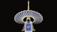 Bicycle Paris Back Limited Edition Blue Playing Cards by JOKARTE - Got Magic?