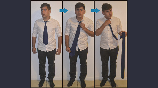 Comedy Necktie (Blue) by Nahuel Olivera - Trick - Got Magic?