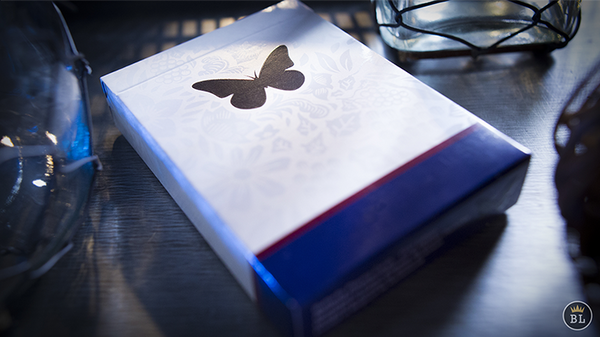 Butterfly Playing Cards Marked (Blue) 2nd Edition by Ondrej Psenicka - Got Magic?