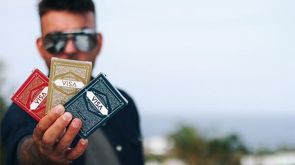 Visa Red Playing Cards by Patrick Kun and Alex Pandrea - Got Magic?
