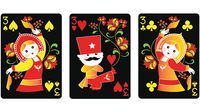 Russian Folk Art Limited Edition (Black) Printed by USPCC - Got Magic?
