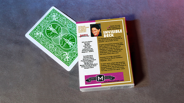 Invisible Deck Bicycle (Green) - Trick - Got Magic?