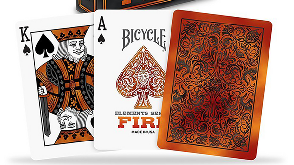 Bicycle Fire Playing Cards - Got Magic?