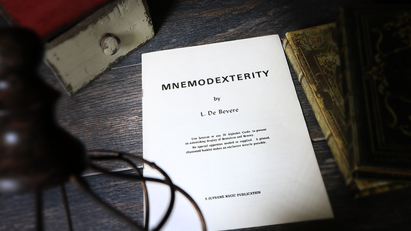 Mnemodexterity by L. De Bevere - Book - Got Magic?