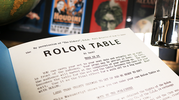 Plans for the Rolon Table - Book - Got Magic?