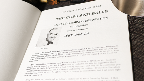 Colombini's Cups and Balls by Lewis Ganson - Book - Got Magic?