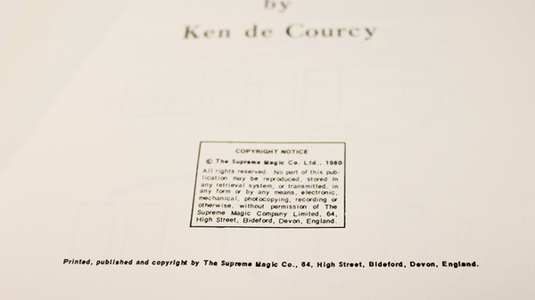 33 Tricks with the Pateo Force by Ken de Courcy - Book - Got Magic?