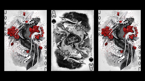 Black Dragon Series Playing Cards (Standard Edition) by Craig Maidment - Got Magic?