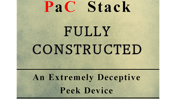 PaC Stack: Fully Constructed (Gimmicks and Online Instructions) by Paul Carnazzo - Trick - Got Magic?