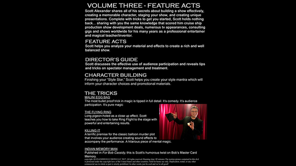 Standing Up on Stage Volume 3 Feature Acts by Scott Alexander - DVD - Got Magic?