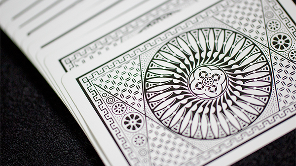 White Tally-Ho (Circle Back) Playing Cards - Got Magic?