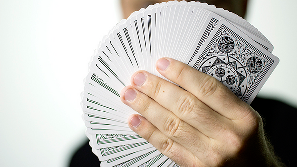 White Tally-Ho (Fan Back) Playing Cards - Got Magic?