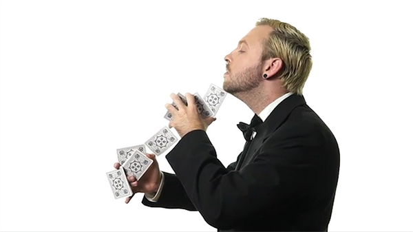 White Tally-Ho (Fan Back) Playing Cards - Got Magic?