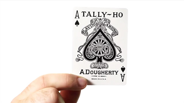 White Tally-Ho (Fan Back) Playing Cards - Got Magic?