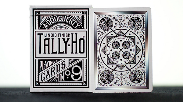 White Tally-Ho (Fan Back) Playing Cards - Got Magic?