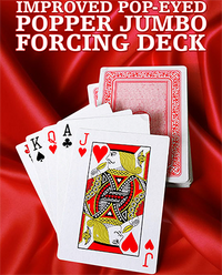 Improved Pop-Eyed Popper Jumbo Forcing Deck (Red) - Trick - Got Magic?