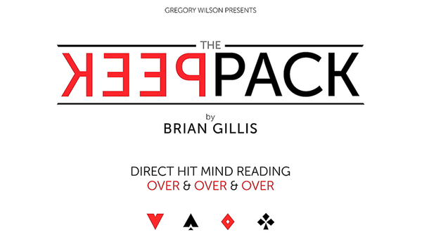 Gregory Wilson Presents The Peek Pack by Brian Gillis (Gimmicks and Online Instructions) - Trick - Got Magic?