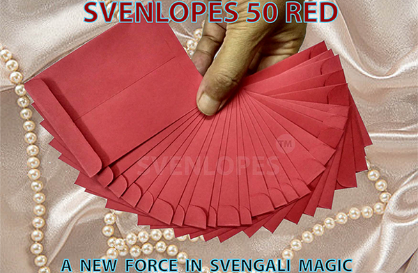 Svengali Envelopes (Red) by Sven Lee - Trick - Got Magic?
