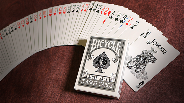 Bicycle Silver Playing Cards by US Playing Cards - Got Magic?
