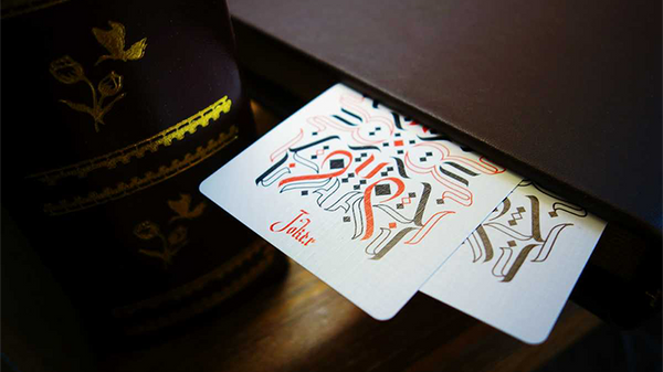 Cardistry Calligraphy (Red) Playing Cards - Got Magic?