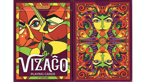 VIZAGO Lumina (Red) Playing Cards - Got Magic?