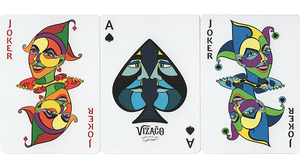 VIZAGO Lumino (Blue) Playing Cards - Got Magic?