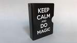 Keep Calm and Do Magic Card Guard (Black) by Bazar de Magia - Got Magic?